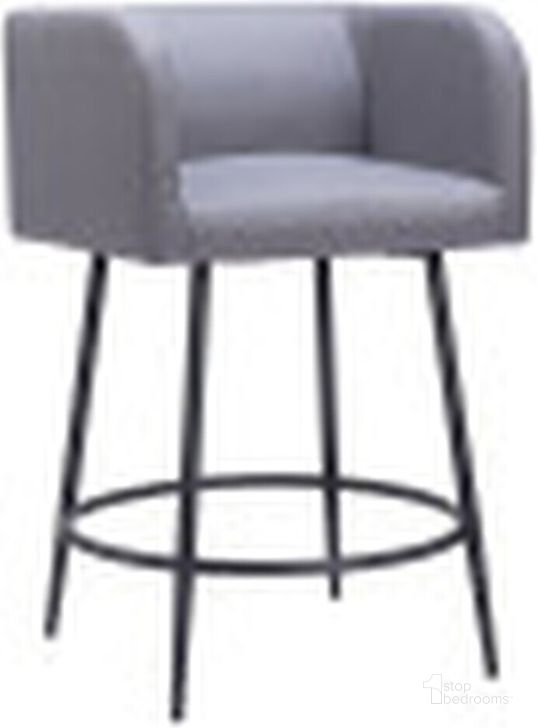 The appearance of Horbat Bar Stool Set of 2 In Gray designed by Zuo Modern in the modern / contemporary interior design. This gray piece of furniture  was selected by 1StopBedrooms from Horbat Collection to add a touch of cosiness and style into your home. Sku: 110065. Product Type: Barstool. Material: Plywood.