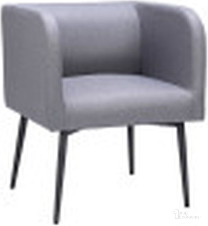 The appearance of Horbat Dining Chair Set of 2 In Gray designed by Zuo Modern in the modern / contemporary interior design. This gray piece of furniture  was selected by 1StopBedrooms from Horbat Collection to add a touch of cosiness and style into your home. Sku: 110064. Product Type: Dining Chair. Material: Plywood.