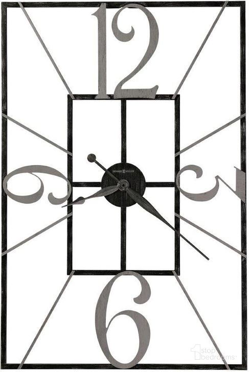 The appearance of Howard Miller Antoine Wall Clock designed by Howard Miller in the modern / contemporary interior design. This black piece of furniture  was selected by 1StopBedrooms from  to add a touch of cosiness and style into your home. Sku: 625712. Product Type: Wall Clock. Image1