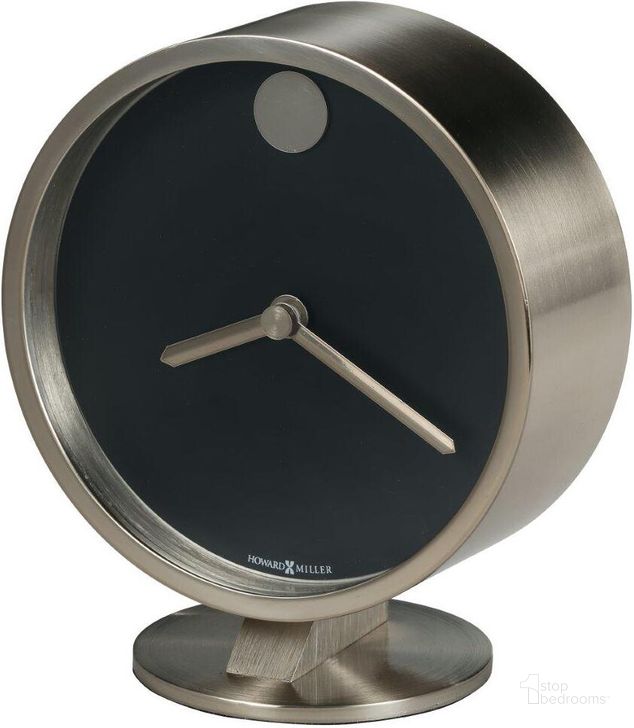 The appearance of Howard Miller Aurora Tabletop Clock designed by Howard Miller in the transitional interior design. This steel piece of furniture  was selected by 1StopBedrooms from  to add a touch of cosiness and style into your home. Sku: 645821. Product Type: Clock. Image1