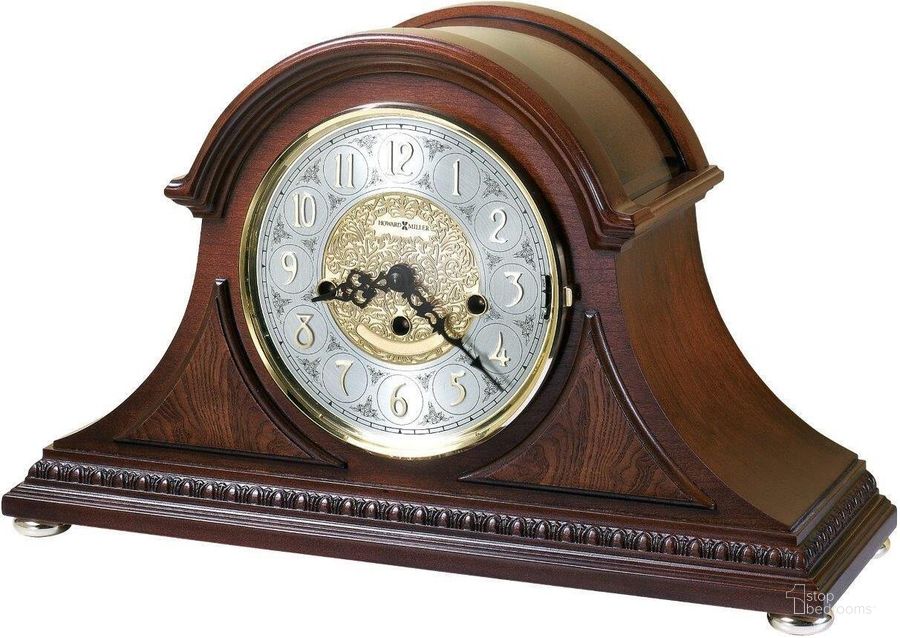 The appearance of Howard Miller Barrett Mantel Clock designed by Howard Miller in the modern / contemporary interior design. This dark brown piece of furniture  was selected by 1StopBedrooms from Barrett Collection to add a touch of cosiness and style into your home. Sku: 630200. Product Type: Clock. Image1