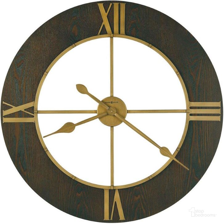 The appearance of Howard Miller Chasum Gallery Wall Clock designed by Howard Miller in the modern / contemporary interior design. This gold piece of furniture  was selected by 1StopBedrooms from  to add a touch of cosiness and style into your home. Sku: 625747. Product Type: Wall Clock. Image1