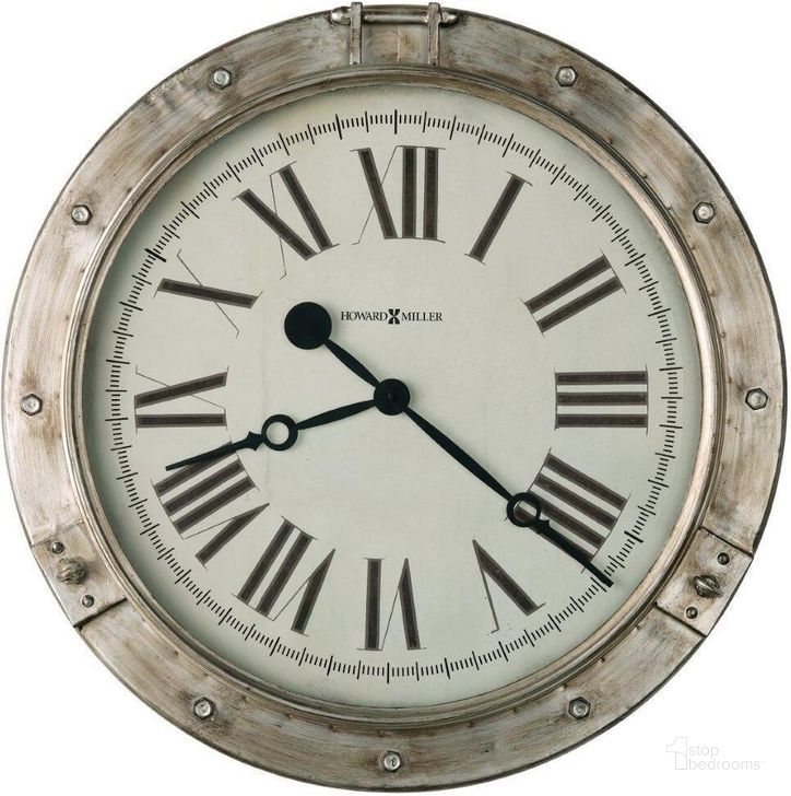 The appearance of Howard Miller Chesney Wall Clock designed by Howard Miller in the modern / contemporary interior design. This metal piece of furniture  was selected by 1StopBedrooms from  to add a touch of cosiness and style into your home. Sku: 625719. Product Type: Wall Clock. Image1