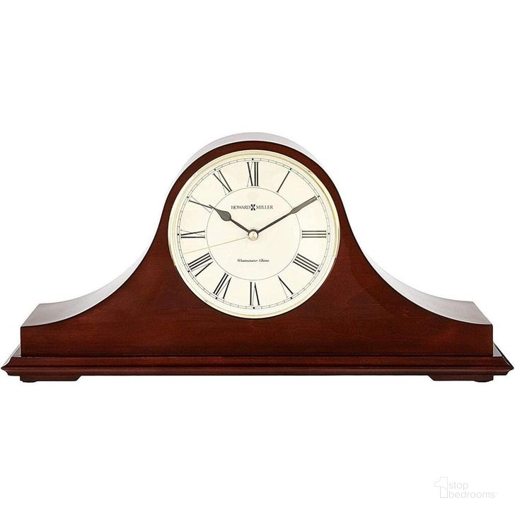 The appearance of Howard Miller Christopher Mantel Clock designed by Howard Miller in the traditional interior design. This brown piece of furniture  was selected by 1StopBedrooms from  to add a touch of cosiness and style into your home. Sku: 635101. Product Type: Clock. Image1