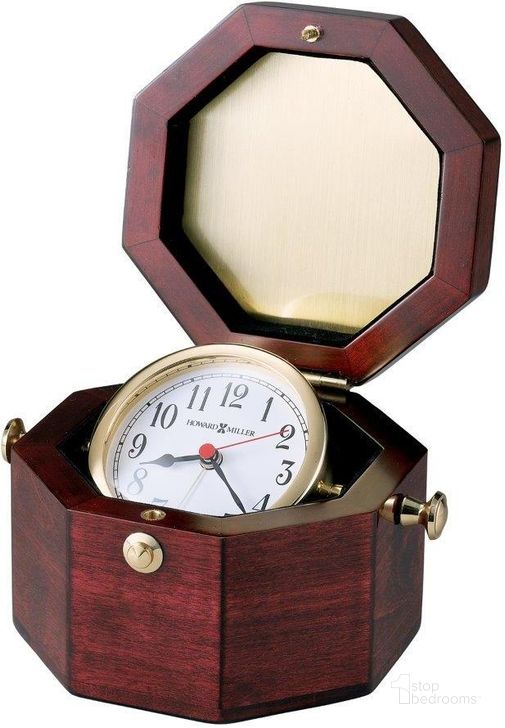 The appearance of Howard Miller Chronometer Tabletop Clock designed by Howard Miller in the coastal interior design. This brown piece of furniture  was selected by 1StopBedrooms from  to add a touch of cosiness and style into your home. Sku: 645187. Product Type: Clock. Image1