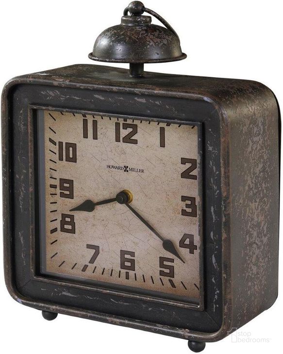 The appearance of Howard Miller Collins Mantel Clock designed by Howard Miller in the country / farmhouse interior design. This metal piece of furniture  was selected by 1StopBedrooms from  to add a touch of cosiness and style into your home. Sku: 635194. Product Type: Clock. Image1