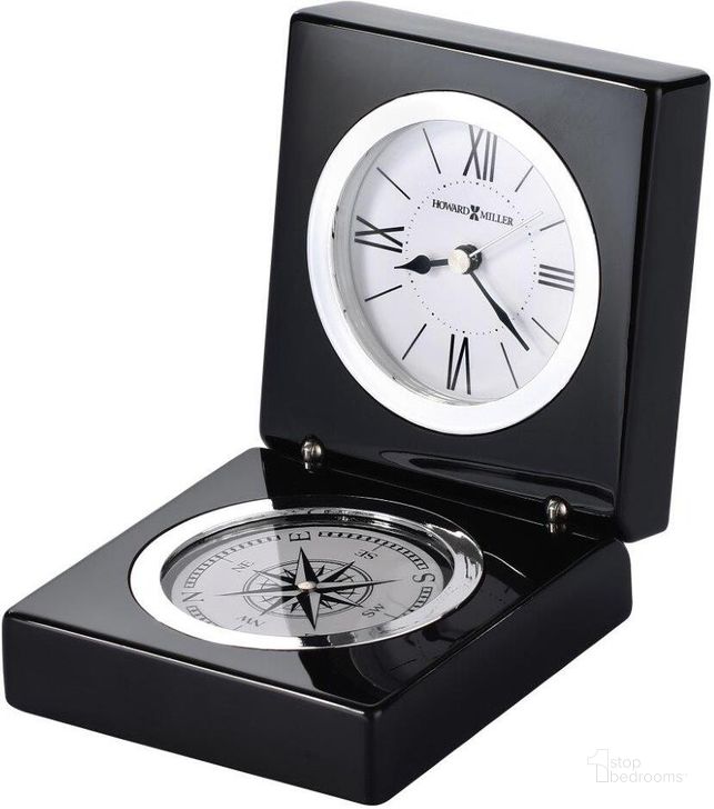 The appearance of Howard Miller Endeavor Tabletop Clock designed by Howard Miller in the modern / contemporary interior design. This black piece of furniture  was selected by 1StopBedrooms from  to add a touch of cosiness and style into your home. Sku: 645743. Product Type: Clock. Image1