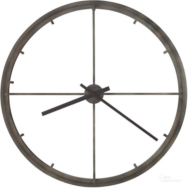 The appearance of Howard Miller Girvan Wall Clock designed by Howard Miller in the modern / contemporary interior design. This gray piece of furniture  was selected by 1StopBedrooms from  to add a touch of cosiness and style into your home. Sku: 625720. Product Type: Wall Clock. Image1