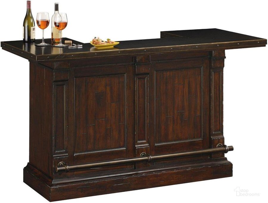 The appearance of Howard Miller Harbor Springs Bar designed by Howard Miller in the modern / contemporary interior design. This brown piece of furniture  was selected by 1StopBedrooms from Harbor Collection to add a touch of cosiness and style into your home. Sku: 693030. Material: Wood. Product Type: Bar Table. Image1