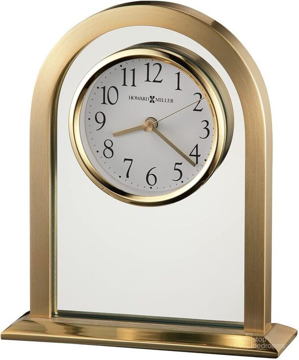 The appearance of Howard Miller Imperial Tabletop Clock designed by Howard Miller in the transitional interior design. This gold piece of furniture  was selected by 1StopBedrooms from  to add a touch of cosiness and style into your home. Sku: 645574. Product Type: Clock. Image1