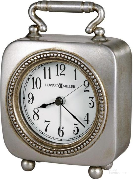 The appearance of Howard Miller Kegan Tabletop Clock designed by Howard Miller in the transitional interior design. This steel piece of furniture  was selected by 1StopBedrooms from  to add a touch of cosiness and style into your home. Sku: 645615. Product Type: Clock.