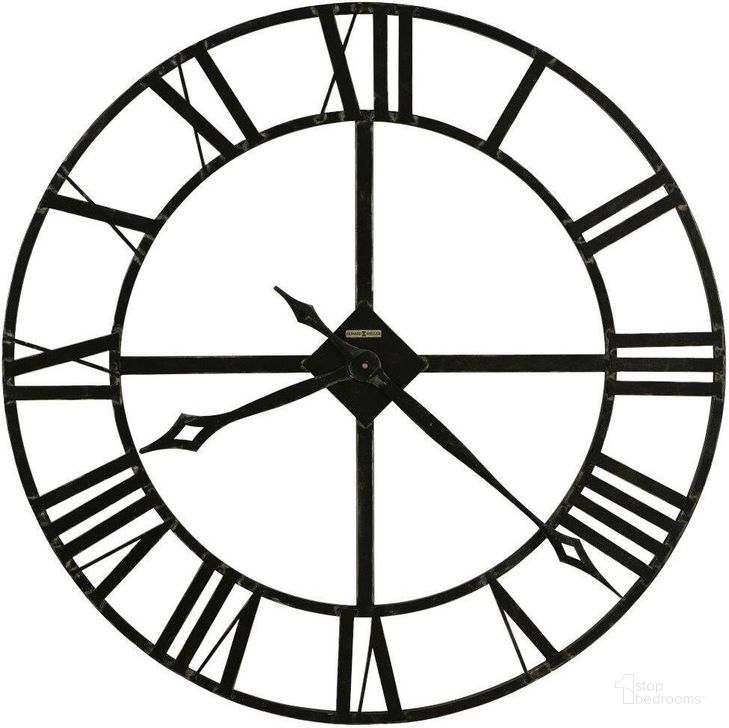 The appearance of Howard Miller Lacy Wall Clock designed by Howard Miller in the industrial interior design. This black piece of furniture  was selected by 1StopBedrooms from Lacy Collection to add a touch of cosiness and style into your home. Sku: 625372. Product Type: Wall Clock.