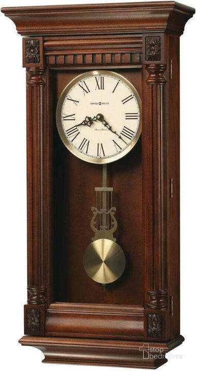 The appearance of Howard Miller Lewisburg Wall Clock designed by Howard Miller in the traditional interior design. This dark brown piece of furniture  was selected by 1StopBedrooms from  to add a touch of cosiness and style into your home. Sku: 625474. Product Type: Wall Clock.