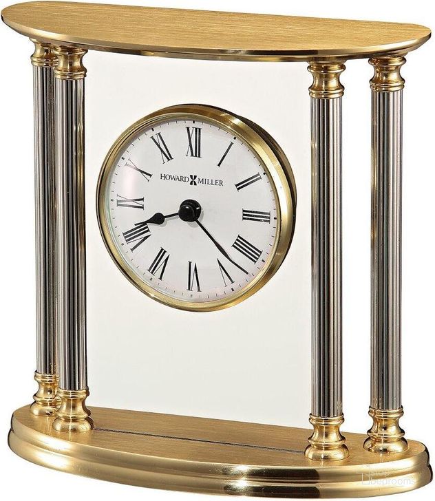 The appearance of Howard Miller New Orleans Tabletop Clock designed by Howard Miller in the modern / contemporary interior design. This gold piece of furniture  was selected by 1StopBedrooms from New Collection to add a touch of cosiness and style into your home. Sku: 645217. Product Type: Clock. Image1