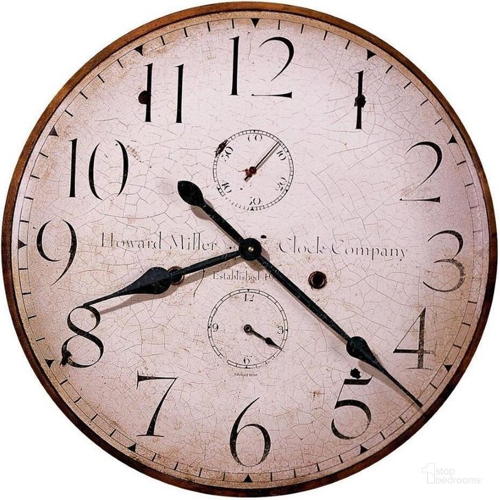 The appearance of Howard Miller Original Howard Miller Iv Wall Clock designed by Howard Miller in the country / farmhouse interior design. This dark brown piece of furniture  was selected by 1StopBedrooms from Original Collection to add a touch of cosiness and style into your home. Sku: 620315. Product Type: Wall Clock.