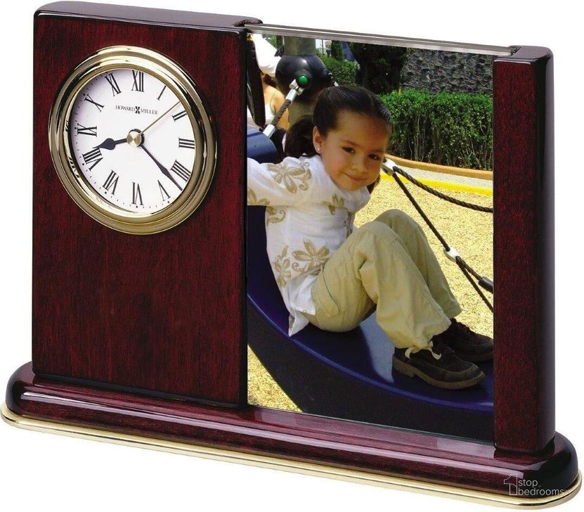 The appearance of Howard Miller Portrait Caddy Tabletop Clock designed by Howard Miller in the modern / contemporary interior design. This brown piece of furniture  was selected by 1StopBedrooms from Portrait Collection to add a touch of cosiness and style into your home. Sku: 645498. Product Type: Clock.