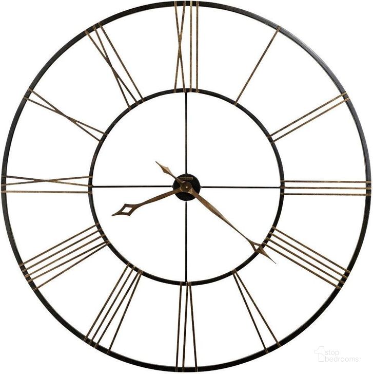 The appearance of Howard Miller Postema Wall Clock designed by Howard Miller in the traditional interior design. This black piece of furniture  was selected by 1StopBedrooms from  to add a touch of cosiness and style into your home. Sku: 625406. Product Type: Wall Clock. Image1