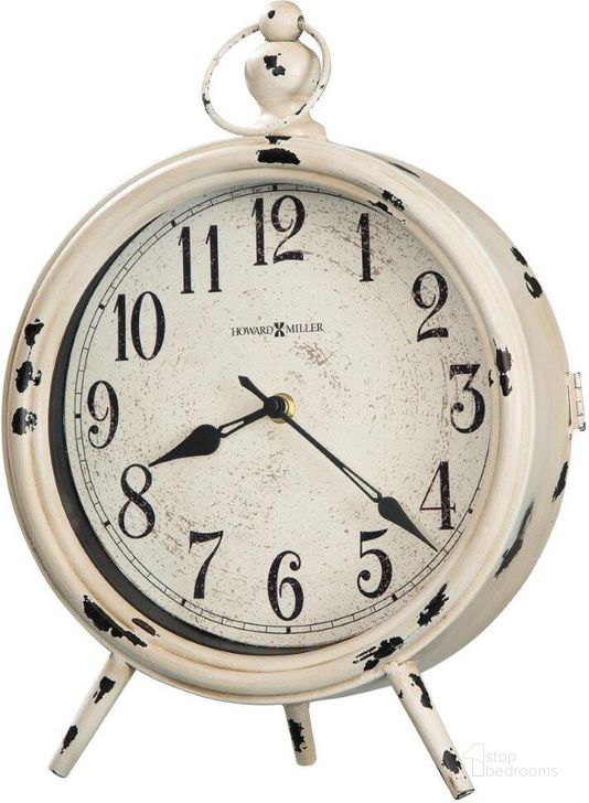 The appearance of Howard Miller Saxony Mantel Clock designed by Howard Miller in the country / farmhouse interior design. This cream piece of furniture  was selected by 1StopBedrooms from  to add a touch of cosiness and style into your home. Sku: 635214. Product Type: Clock. Image1