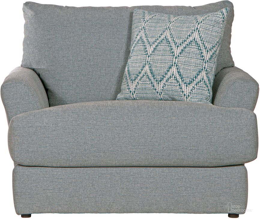 The appearance of Howell Oversized Chair In Seafoam designed by Jackson in the traditional interior design. This seafoam piece of furniture  was selected by 1StopBedrooms from Howell Collection to add a touch of cosiness and style into your home. Sku: 348201161735172635. Material: Fabric. Product Type: Accent Chair. Image1