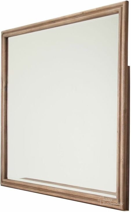 The appearance of Hudson Ferry Driftwood Dresser Mirror Ki-Hudf060-216 designed by AICO in the rustic / southwestern interior design. This driftwood piece of furniture  was selected by 1StopBedrooms from Hudson Ferry Collection to add a touch of cosiness and style into your home. Sku: KI-HUDF060-216. Product Type: Dresser Mirror.