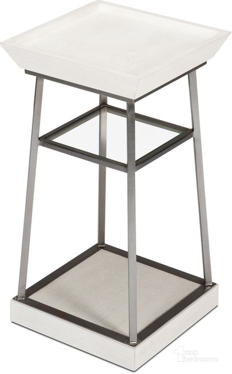 The appearance of Hunt Country Working White Drink Table designed by Sarreid in the modern / contemporary interior design. This white piece of furniture  was selected by 1StopBedrooms from Hunt Country Collection to add a touch of cosiness and style into your home. Sku: 72-234-5. Product Type: Side Table. Image1