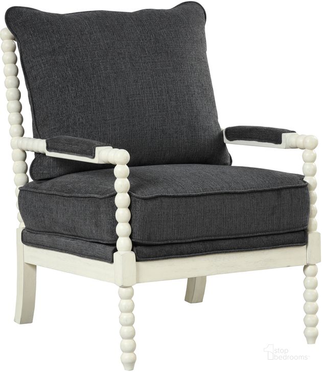 The appearance of Hutch Charcoal Fabric Arm Chair In Off White designed by Best Master Furniture in the cabin / lodge interior design. This off white piece of furniture  was selected by 1StopBedrooms from Hutch Collection to add a touch of cosiness and style into your home. Sku: H300CW. Material: Fabric. Product Type: Arm Chair. Image1