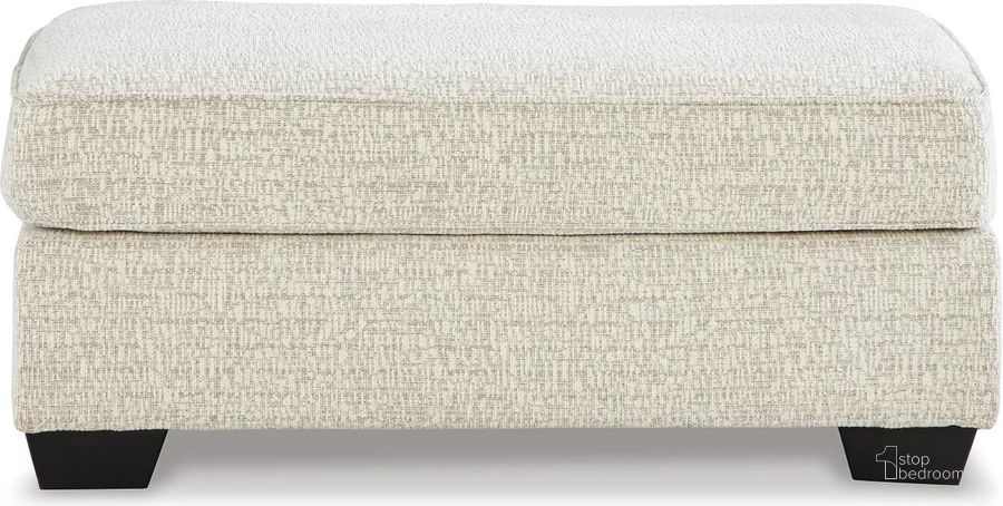 The appearance of Hutch Lake Parchment Ottoman 0qd24402452 designed by FineForm in the modern / contemporary interior design. This parchment piece of furniture  was selected by 1StopBedrooms from Hutch Lake Collection to add a touch of cosiness and style into your home. Sku: 3340414. Material: Fabric. Product Type: Ottoman. Image1