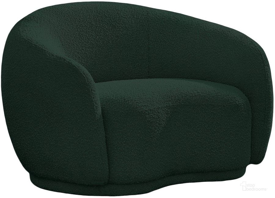 The appearance of Hyde Green Boucle Fabric Chair designed by Meridian in the modern / contemporary interior design. This green piece of furniture  was selected by 1StopBedrooms from Hyde Collection to add a touch of cosiness and style into your home. Sku: 693Green-C. Material: Fabric. Product Type: Accent Chair. Image1