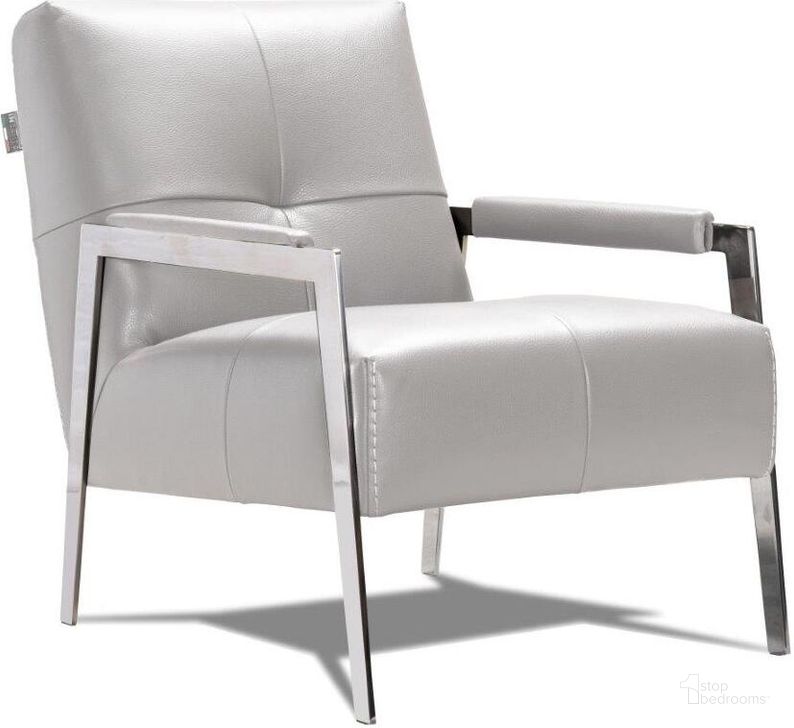The appearance of I765 Arm Chair in Light Grey designed by J&M in the modern / contemporary interior design. This light grey piece of furniture  was selected by 1StopBedrooms from I765 Collection to add a touch of cosiness and style into your home. Sku: 17445. Product Type: Arm Chair. Image1
