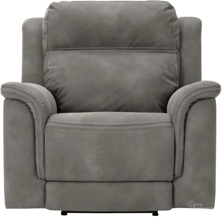 The appearance of Ibáñez Slate Recliner 0qd24374700c designed by Boho House in the modern / contemporary interior design. This slate piece of furniture  was selected by 1StopBedrooms from Ibáñez Collection to add a touch of cosiness and style into your home. Sku: 5930113. Material: Fabric. Product Type: Recliner. Image1