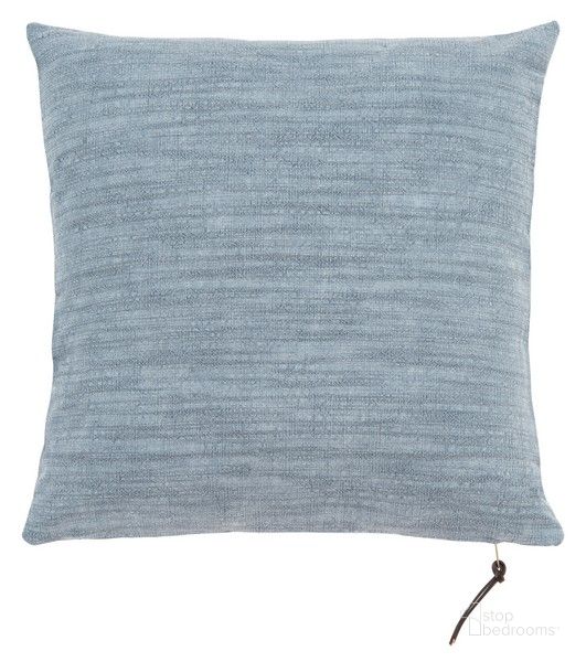 The appearance of Idalena Pillow in Blue Grey designed by Safavieh in the modern / contemporary interior design. This blue grey piece of furniture  was selected by 1StopBedrooms from Idalena Collection to add a touch of cosiness and style into your home. Sku: PLS7203C-1818. Material: Cotton. Product Type: Pillow.