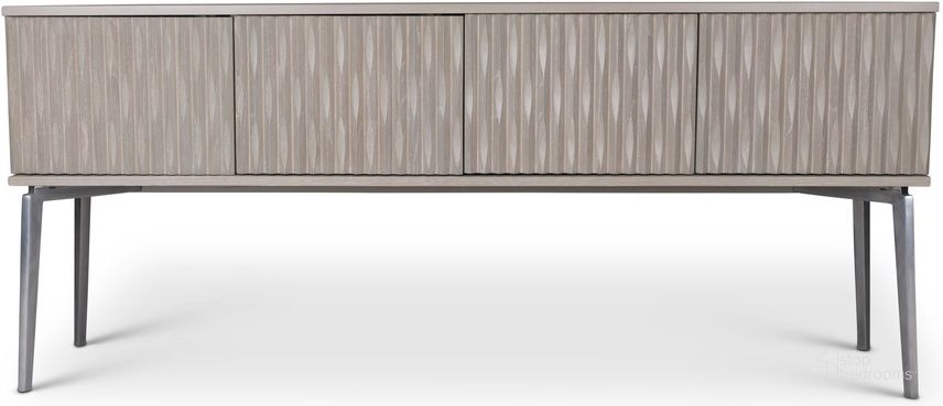 The appearance of Ie Series Olas Buffet In Putty Grey Frame designed by Urbia in the modern / contemporary interior design. This putty piece of furniture  was selected by 1StopBedrooms from IE Series Collection to add a touch of cosiness and style into your home. Sku: IE-OLAS BUF-GY. Product Type: Buffet. Material: Engineered Wood. Image1