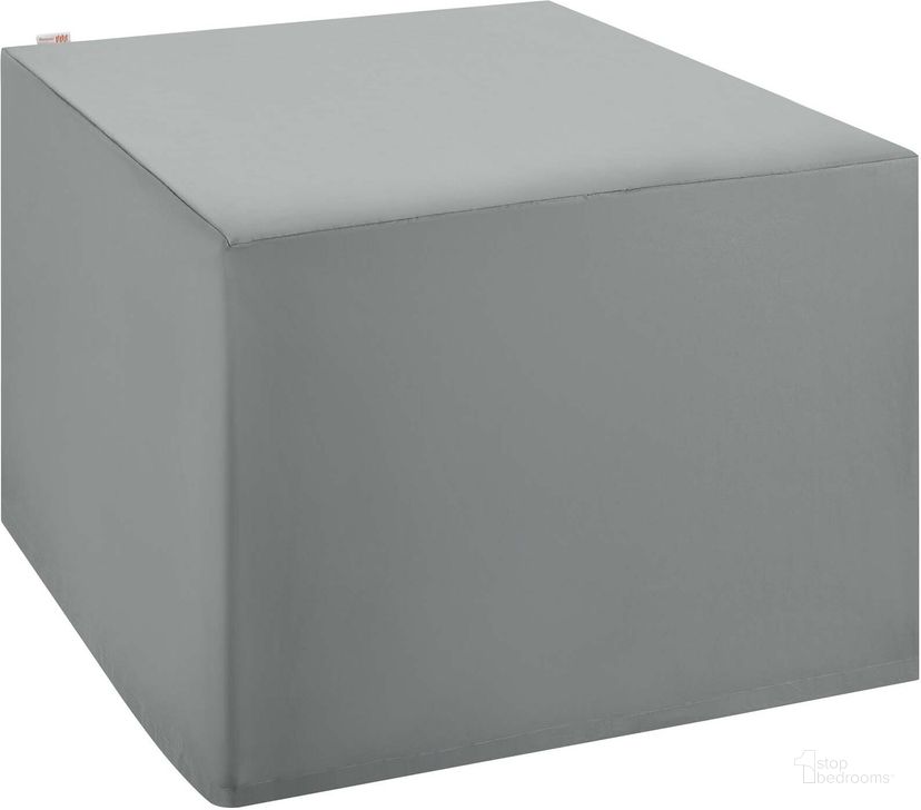The appearance of Immerse Gray Convene / Sojourn / Summon Ottoman and Side Table Outdoor Patio Furniture Cover designed by Modway in the modern / contemporary interior design. This gray piece of furniture  was selected by 1StopBedrooms from Immerse Collection to add a touch of cosiness and style into your home. Sku: EEI-3139-GRY. Product Type: Outdoor Accessory. Material: Stainless Steel. Image1