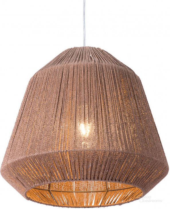 The appearance of Impala Brown Ceiling Lamp designed by Zuo Modern in the modern / contemporary interior design. This brown piece of furniture  was selected by 1StopBedrooms from Impala Collection to add a touch of cosiness and style into your home. Sku: 56093. Material: Steel. Product Type: Lamp. Image1