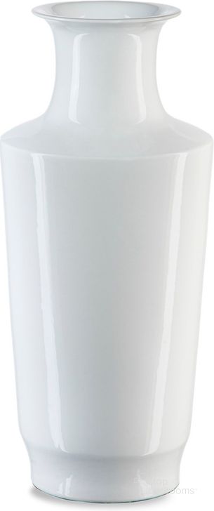 The appearance of Imperial White Modern Shoulder Vase designed by Currey & Company in the modern / contemporary interior design. This white piece of furniture  was selected by 1StopBedrooms from Imperial Collection to add a touch of cosiness and style into your home. Sku: 1200-0691. Material: Porcelain. Product Type: Vase. Image1