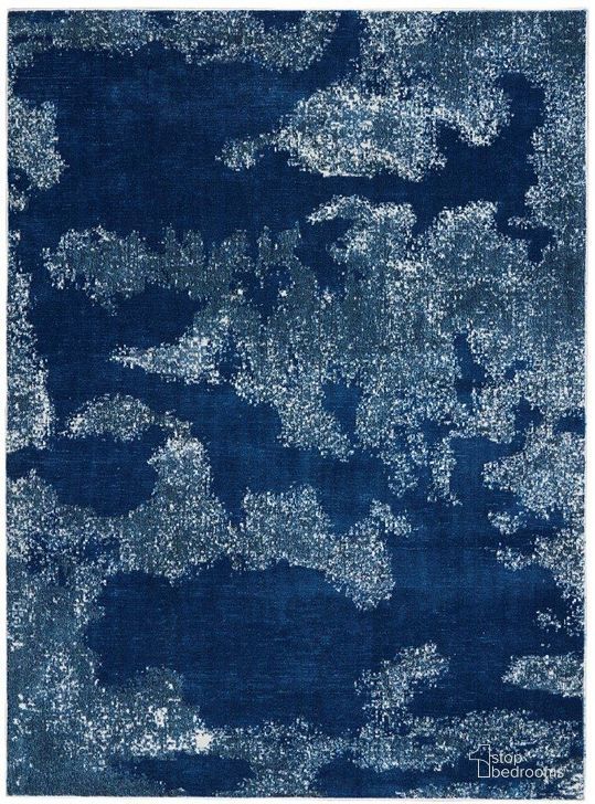 The appearance of Imprints Blue 5 X 7 Area Rug designed by Nourison in the modern / contemporary interior design. This blue piece of furniture  was selected by 1StopBedrooms from Imprints Collection to add a touch of cosiness and style into your home. Sku: 99446718617. Material: Polypropylene. Product Type: Area Rugs. Image1