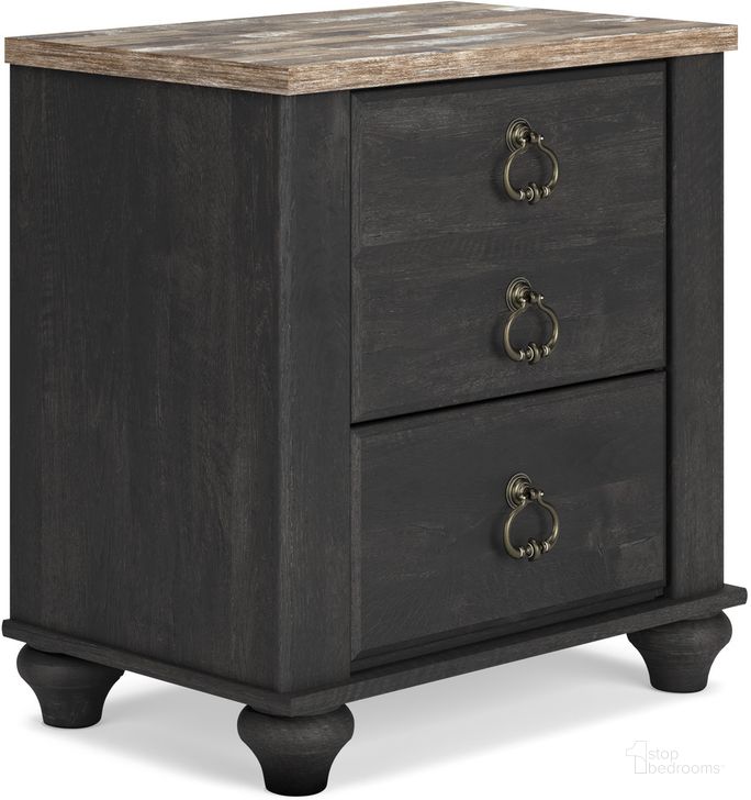 The appearance of Infiltham Two-tone Nightstand designed by Versailles Home in the traditional interior design. This two-tone piece of furniture  was selected by 1StopBedrooms from Infiltham Collection to add a touch of cosiness and style into your home. Sku: B3670-92. Material: Wood. Product Type: Nightstand. Image1