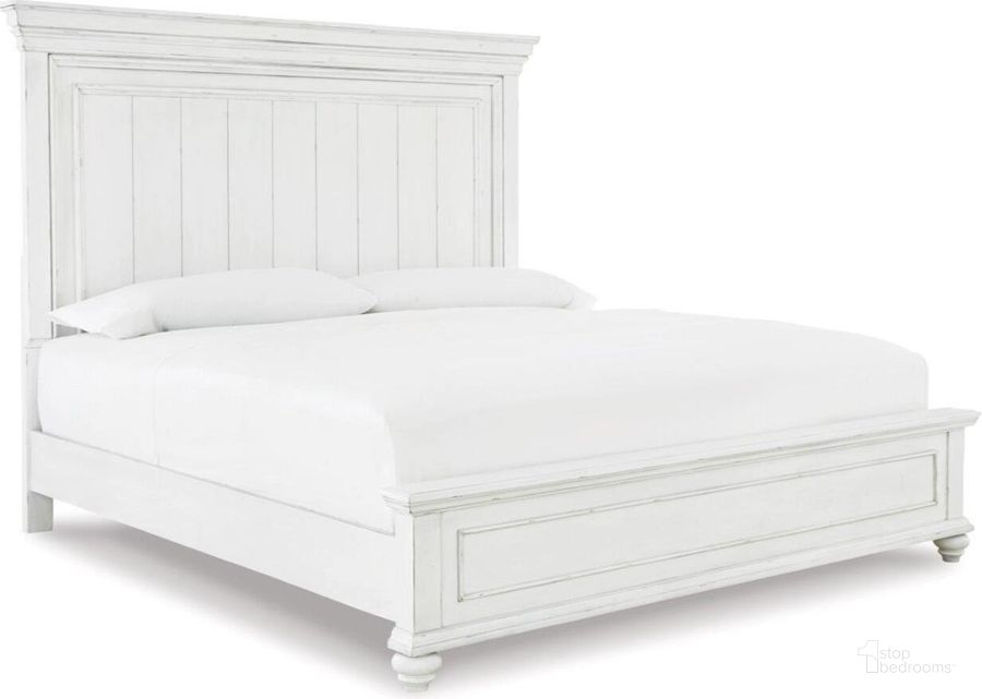 The appearance of Insinger White Wash King Panel Bed 0qd24542310 designed by Off 5th Home in the transitional interior design. This white wash piece of furniture  was selected by 1StopBedrooms from Insinger Collection to add a touch of cosiness and style into your home. Sku: B777-56;B777-58;B777-97. Bed Type: Panel Bed. Material: Wood. Product Type: Panel Bed. Bed Size: King. Image1