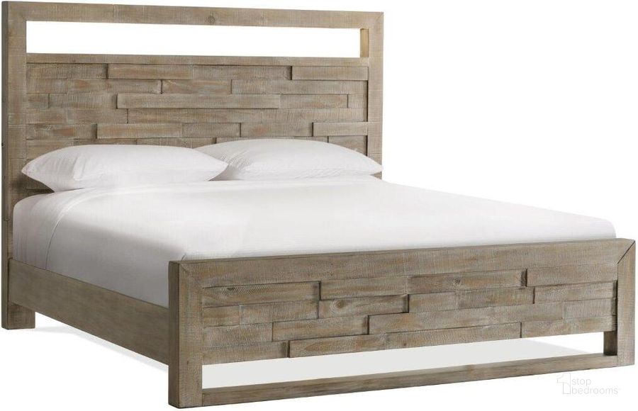 The appearance of Intrigue Hazelwood LED King Panel Bed designed by Riverside Furniture in the transitional interior design. This beige piece of furniture  was selected by 1StopBedrooms from Intrigue Collection to add a touch of cosiness and style into your home. Sku: 39380;39381;39372. Bed Type: Panel Bed. Product Type: Panel Bed. Bed Size: King. Image1