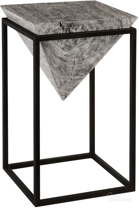 The appearance of Inverted Pyramid Large Side Table In Black designed by Phillips Collection in the modern / contemporary interior design. This black piece of furniture  was selected by 1StopBedrooms from  to add a touch of cosiness and style into your home. Sku: TH99492. Material: Wood. Product Type: Side Table.