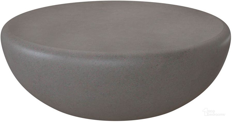 The appearance of Iolite Coffee Table In Grey designed by Sunpan in the modern / contemporary interior design. This grey piece of furniture  was selected by 1StopBedrooms from Iolite Collection to add a touch of cosiness and style into your home. Sku: 110702. Product Type: Coffee Table. Material: Concrete. Image1