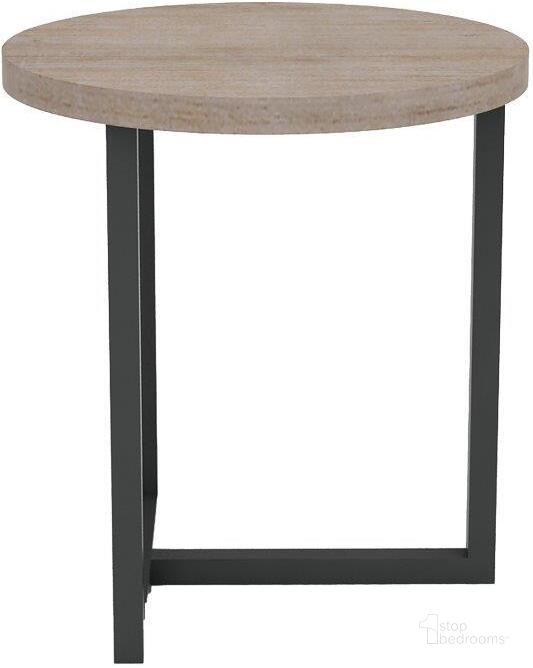 The appearance of Irondale Brown and Grey Round Side Table designed by LH Imports in the industrial interior design. This brown and grey piece of furniture  was selected by 1StopBedrooms from Irondale Collection to add a touch of cosiness and style into your home. Sku: IDA035. Product Type: Side Table. Material: Iron. Image1
