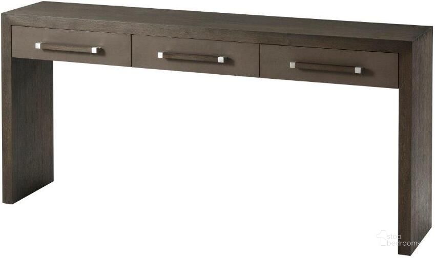 The appearance of Isher Console Table TAS53003.C077 designed by Theodore Alexander in the transitional interior design. This  piece of furniture  was selected by 1StopBedrooms from TA Studio No. 1 Collection to add a touch of cosiness and style into your home. Sku: TAS53003.C077. Material: Wood. Product Type: Console Table.