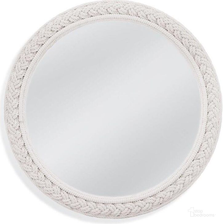 The appearance of Island Island Wall Mirror designed by Bassett Mirror Company in the coastal interior design. This white piece of furniture  was selected by 1StopBedrooms from Island Collection to add a touch of cosiness and style into your home. Sku: M4679BEC. Product Type: Wall Mirror. Material: Rope.