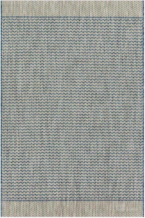 The appearance of Isle Grey/Blue Rug ISLEIE-03GYBB3B5A designed by Loloi Rugs in the transitional interior design. This grey and blue piece of furniture  was selected by 1StopBedrooms from Isle Collection to add a touch of cosiness and style into your home. Sku: ISLEIE-03GYBB3B5A. Material: Polypropylene. Product Type: Rug. Image1