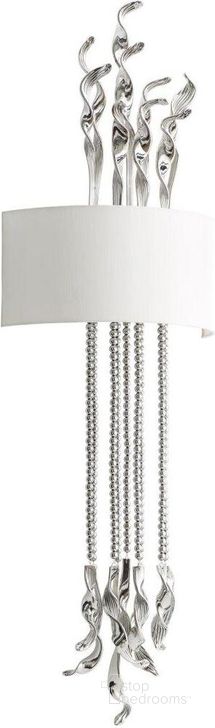 The appearance of Islet Chrome Wall Sconce designed by Cyan Design in the modern / contemporary interior design. This silver piece of furniture  was selected by 1StopBedrooms from Islet Collection to add a touch of cosiness and style into your home. Sku: 06801. Product Type: Wall Sconce. Material: Chrome.