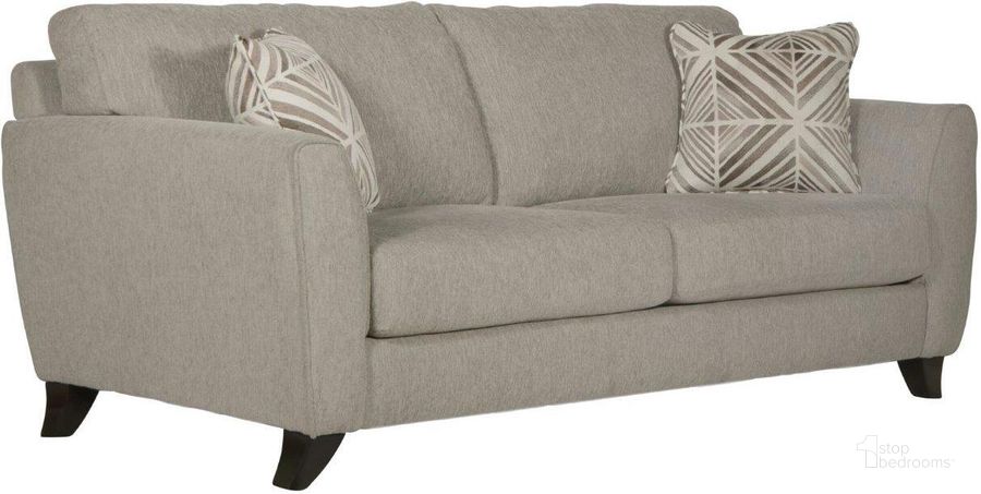 The appearance of Jackson Alyssa Sofa 421503207218207000 designed by Jackson in the traditional interior design. This pebble piece of furniture  was selected by 1StopBedrooms from Alyssa Collection to add a touch of cosiness and style into your home. Sku: 421503207218207328. Material: Polyester. Product Type: Sofa. Image1