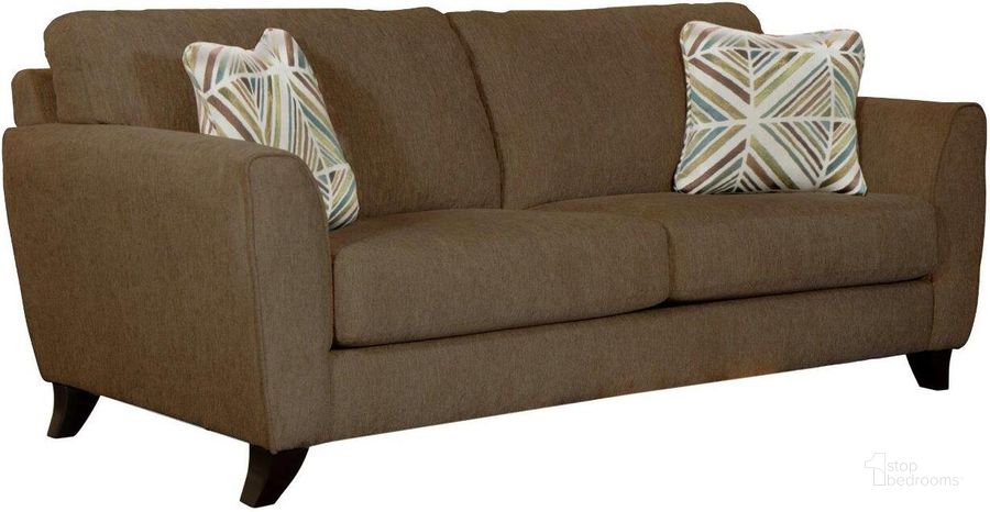 The appearance of Jackson Alyssa Sofa designed by Jackson in the traditional interior design. This latte piece of furniture  was selected by 1StopBedrooms from Alyssa Collection to add a touch of cosiness and style into your home. Sku: 421503207229207335. Material: Polyester. Product Type: Sofa. Image1