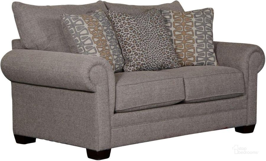 The appearance of Jackson Havana Loveseat designed by Jackson in the traditional interior design. This cocoa piece of furniture  was selected by 1StopBedrooms from Havana Collection to add a touch of cosiness and style into your home. Sku: 435002190539252268. Material: Polyester. Product Type: Loveseat. Image1