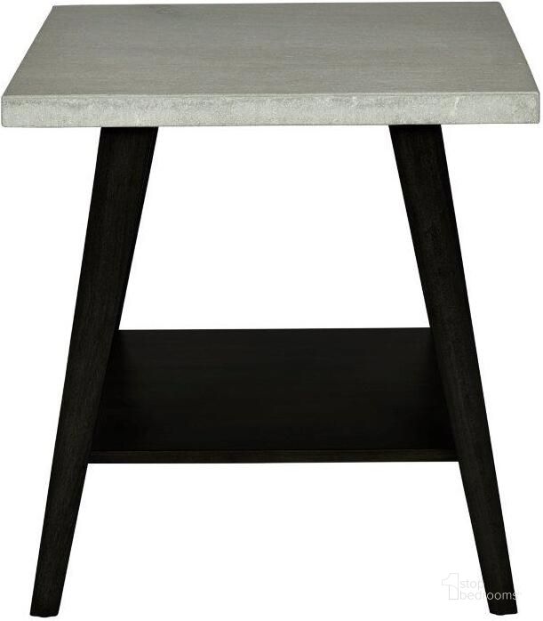 The appearance of Jackson II End Table In Black and Gray designed by Progressive Furniture in the transitional interior design. This black and gray piece of furniture  was selected by 1StopBedrooms from Jackson II Collection to add a touch of cosiness and style into your home. Sku: T545-04. Material: Wood. Product Type: End Table. Image1